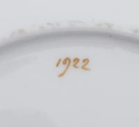 An Assembled English Porcelain Transferware Partial Dessert Service