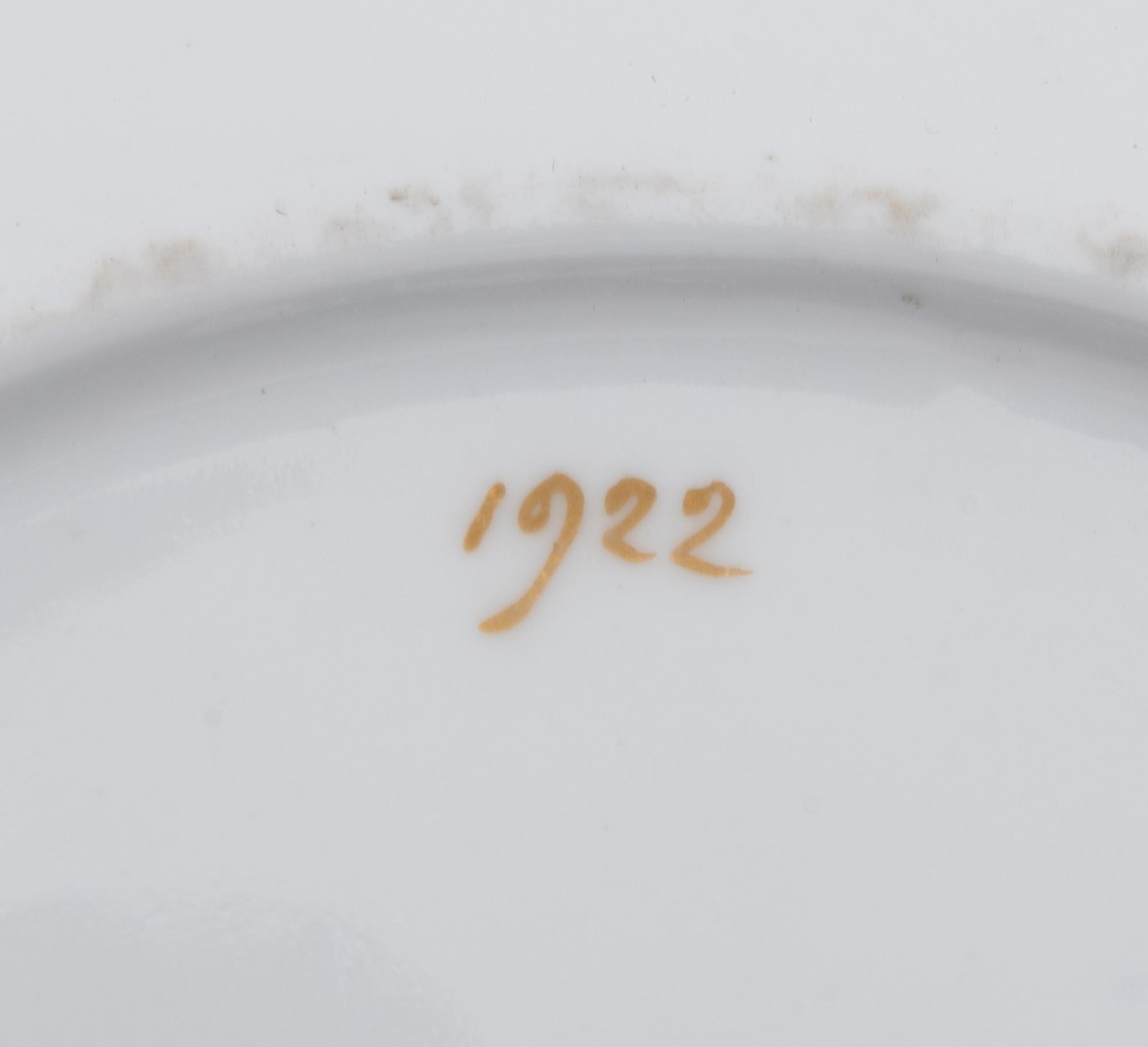 An Assembled English Porcelain Transferware Partial Dessert Service