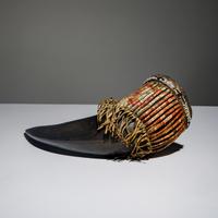 Sioux Quilled and Beaded Buffalo Horn Cup