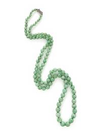 JADE BEADED NECKLACE