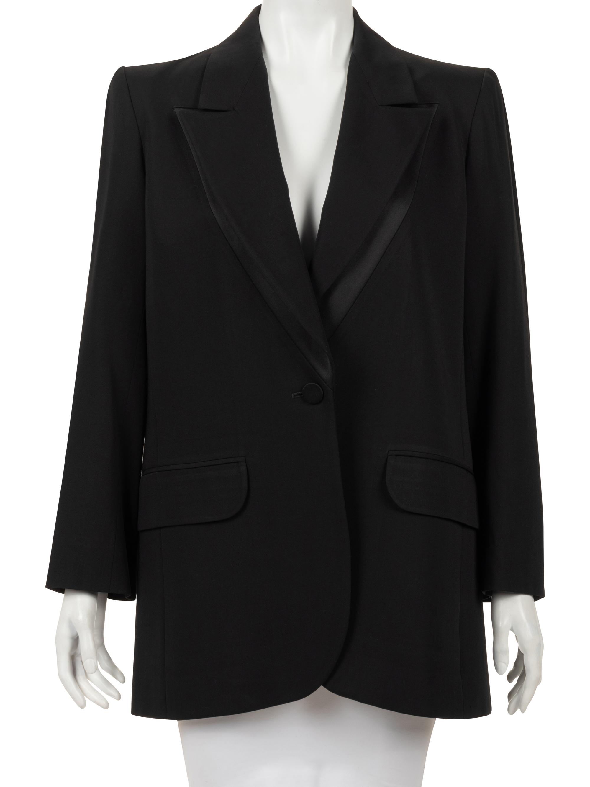 Three Designer Items: Two Yves Saint Laurent Jackets and One Pair of Valentino Pants, 2000-10s