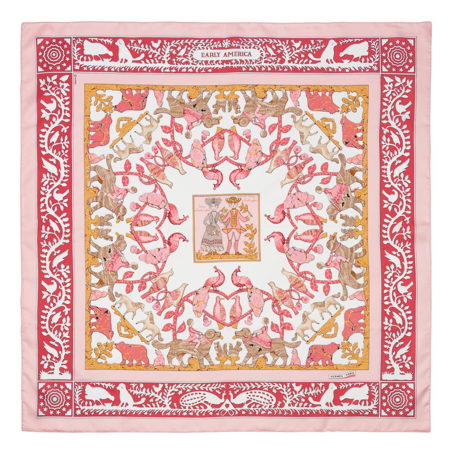 Three Hermès 90cm Silk Scarf, Carré