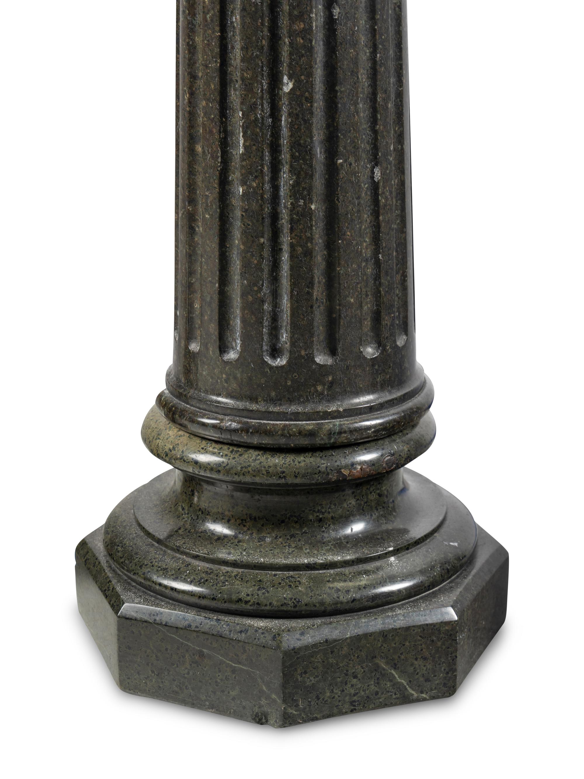 A Continental Marble Pedestal