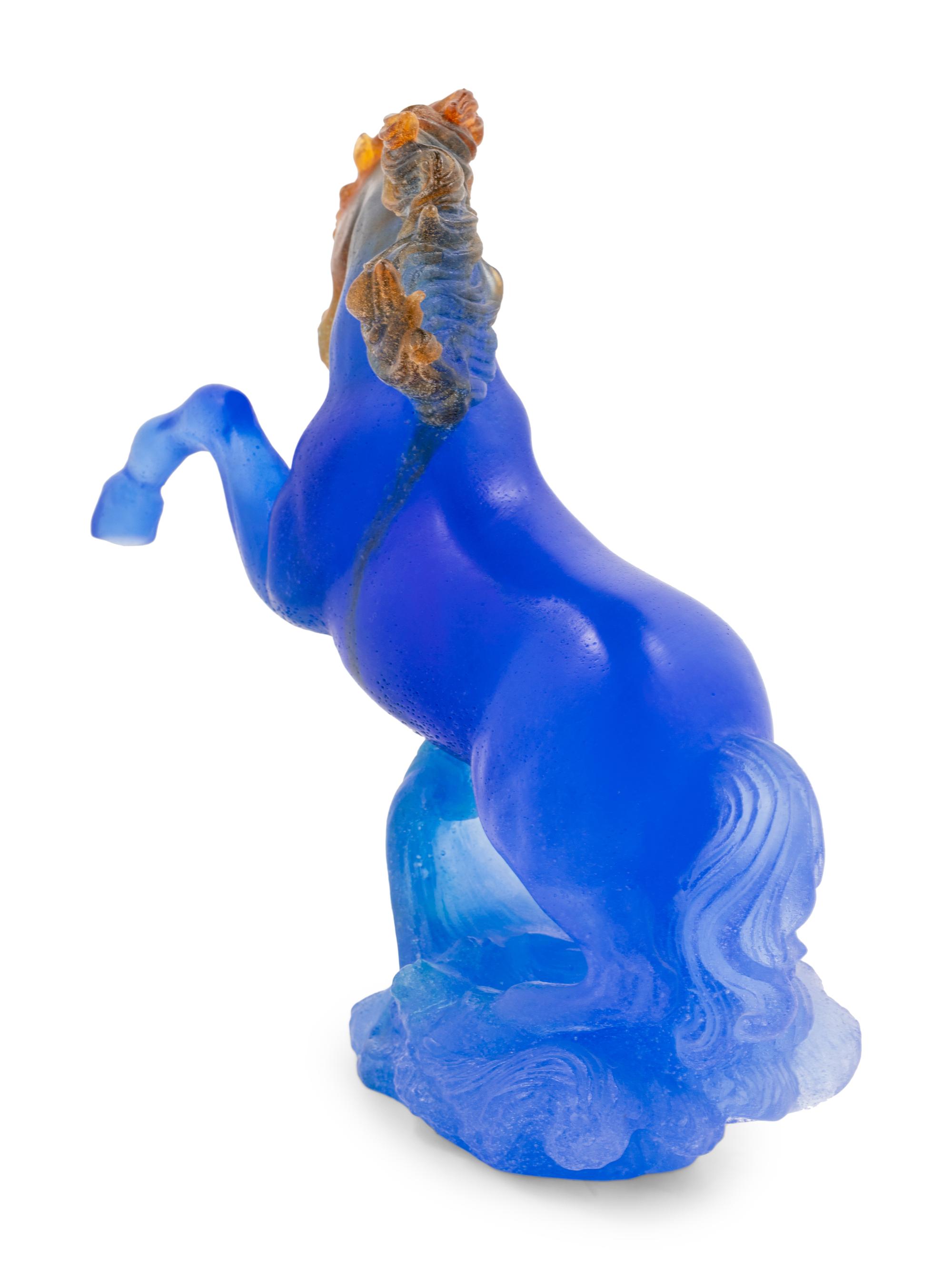 A Daum Pâte-de-Verre Horse
