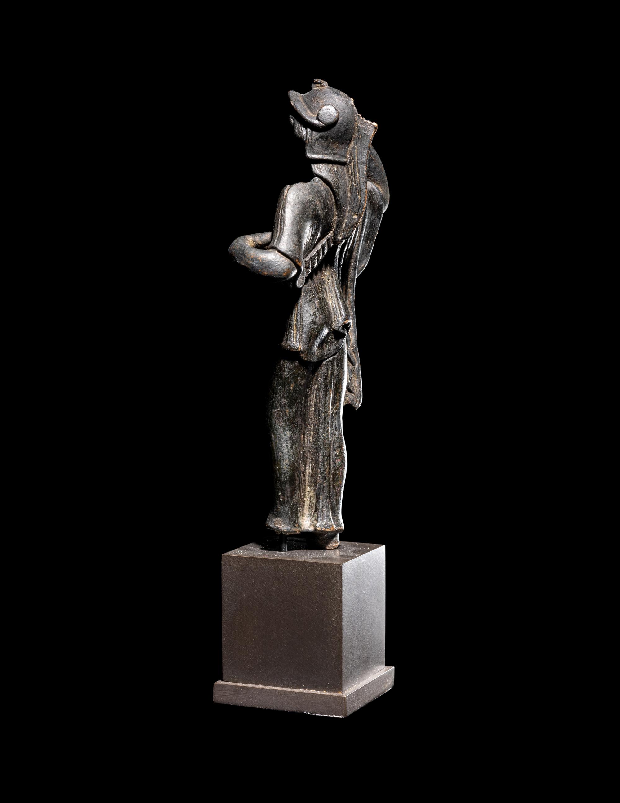A Roman Bronze Athena Promachos