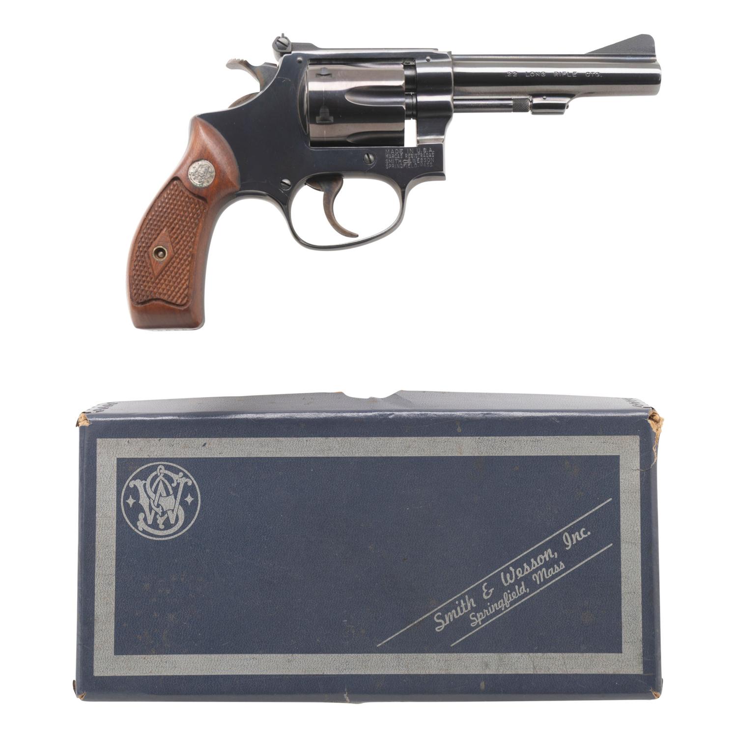 **Smith & Wesson Model 34-1 .22 Kit Gun in Box
