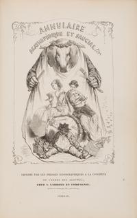 [Fortsas Hoax] [Chalon, Renier Hubert Ghislain] Annulaire agathopédique et saucial Imprimé par les presses iconographiques à la Congrève de l'ordre des Agath . Cycle IV