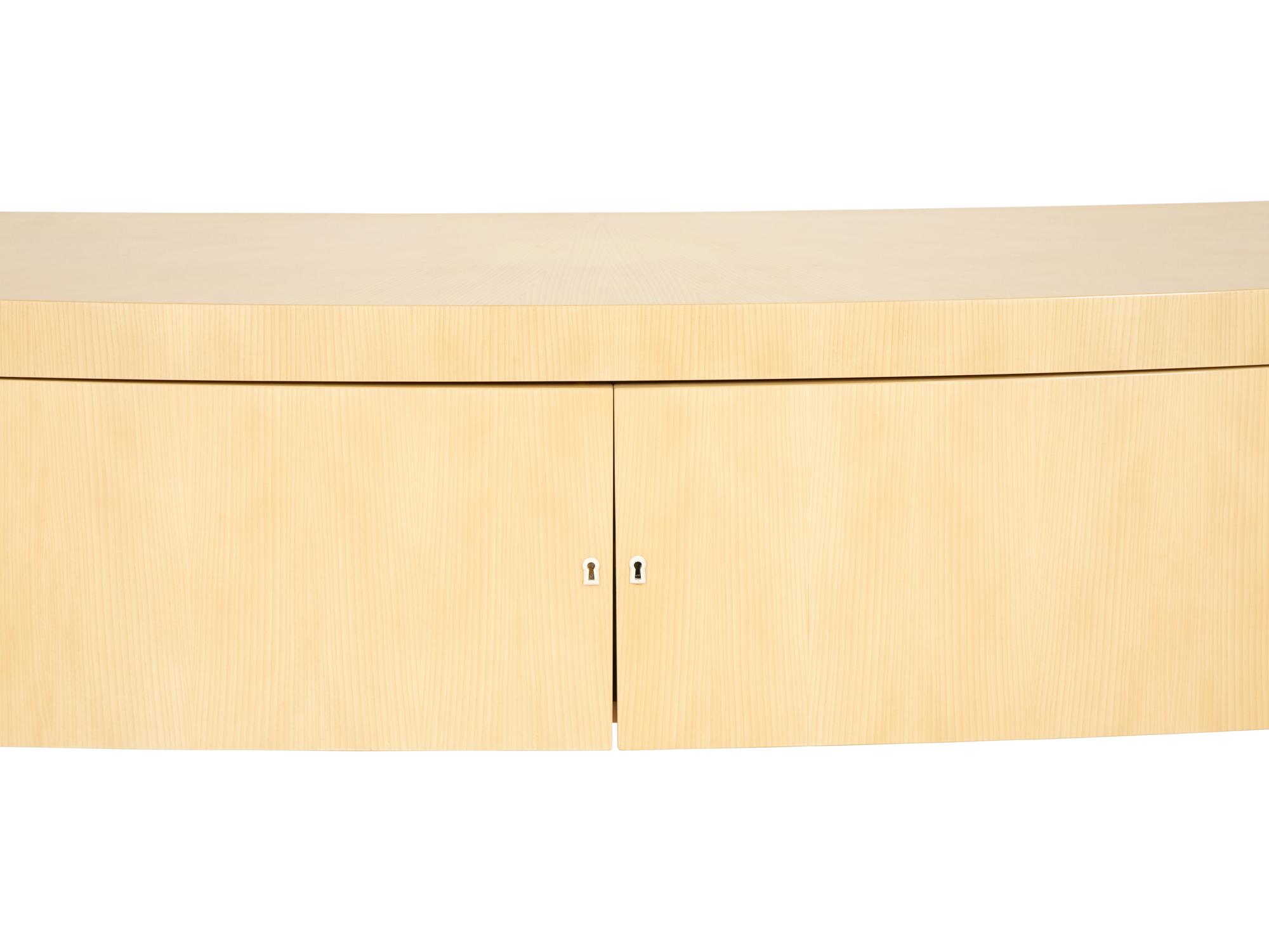 A Sally Sirkin Lewis for J. Robert Scott Bow Front Sideboard