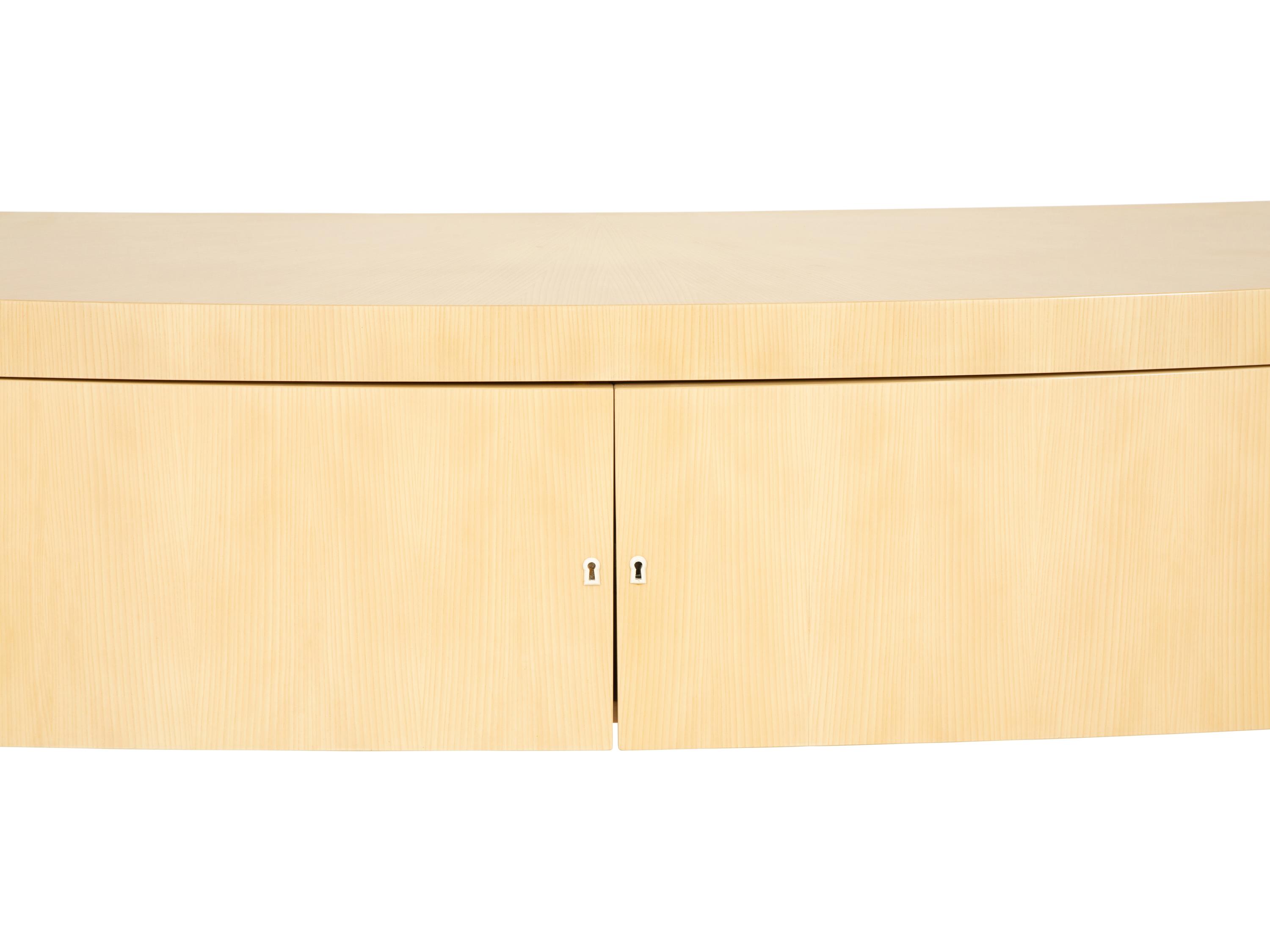 A Sally Sirkin Lewis for J. Robert Scott Bow Front Sideboard