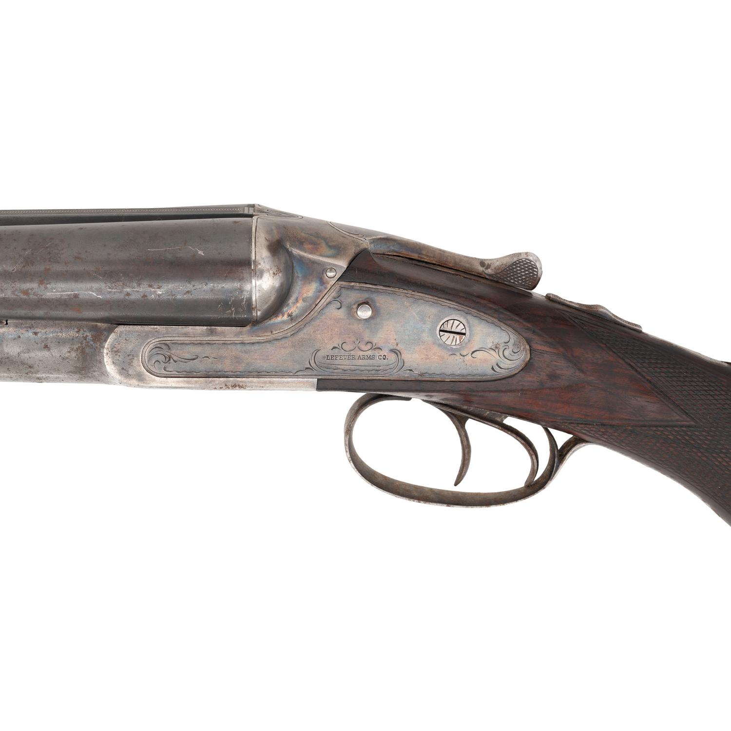 **Lefever Arms Company G-Grade Sideplate 12 Gauge