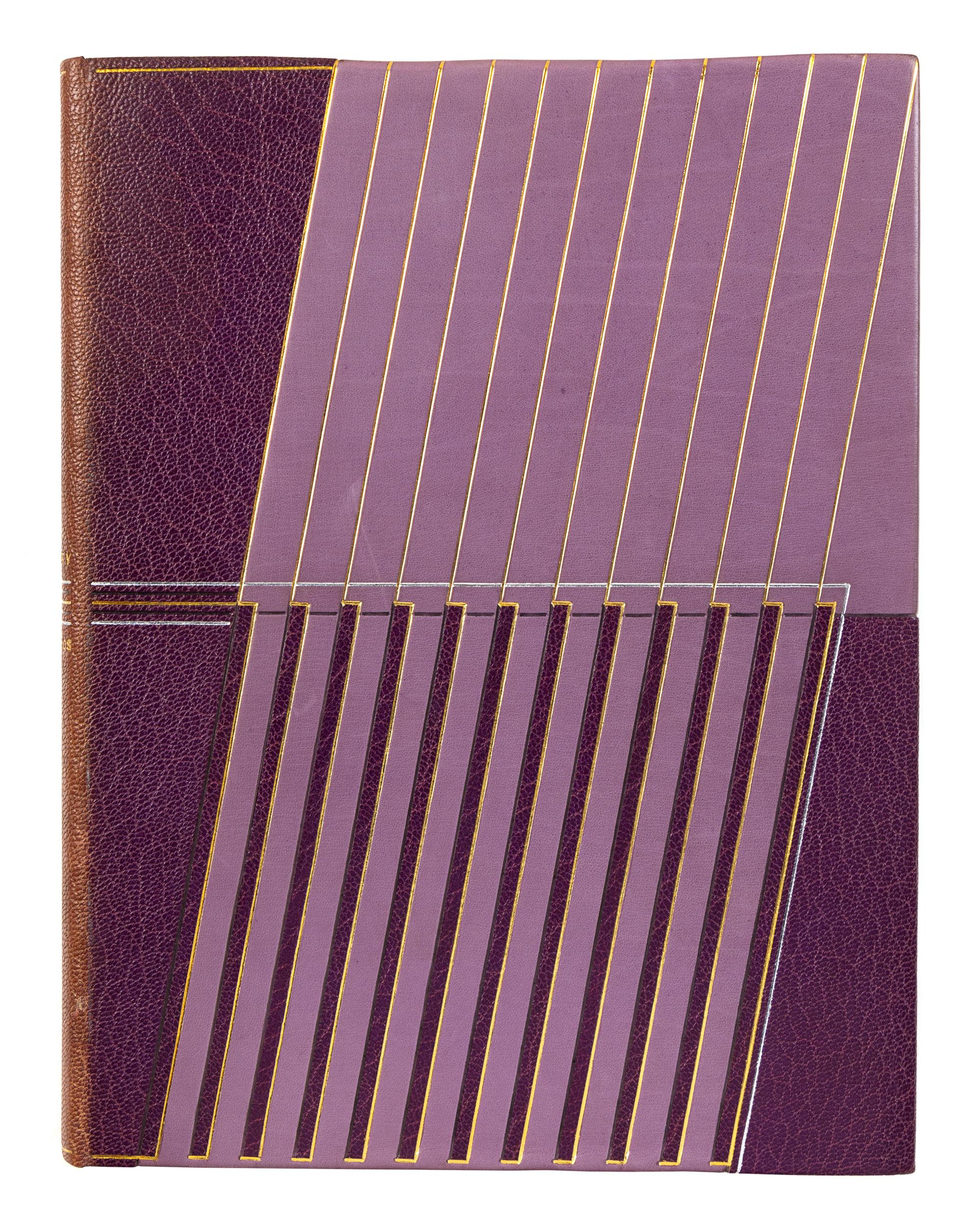 [BINDINGS]. [LÉOTARD, GENEVIÈVE - BINDER]. A group of 2 works in fine Art Deco bindings by Léotard.
