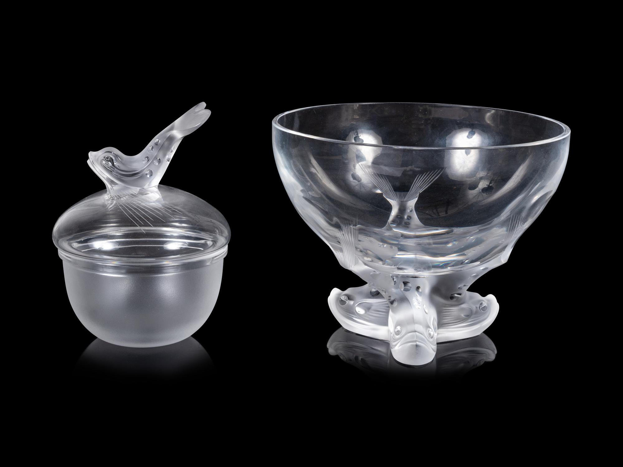 A Lalique Igor Caviar Server