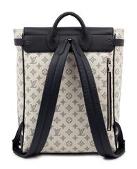 Louis Vuitton Limited Edition Chapman Steamer Backpack in Monogram Savane Dune Coated Canvas with Rhino Print, Chapman Brothers, Spring Summer 2017