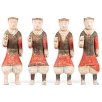 Four Chinese Terracotta Warrior Figures