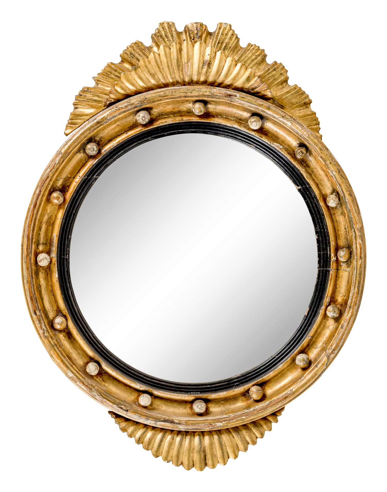 A Giltwood Bullseye Mirror
