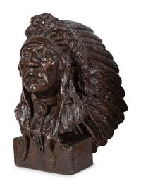 Seven Sculptures: Last Star , Calf-Tail, Two-Gun-White-Calf, Eagle-Calf, Medicine-Bossribs, Turtle and Weasel Feather , edition 8/30