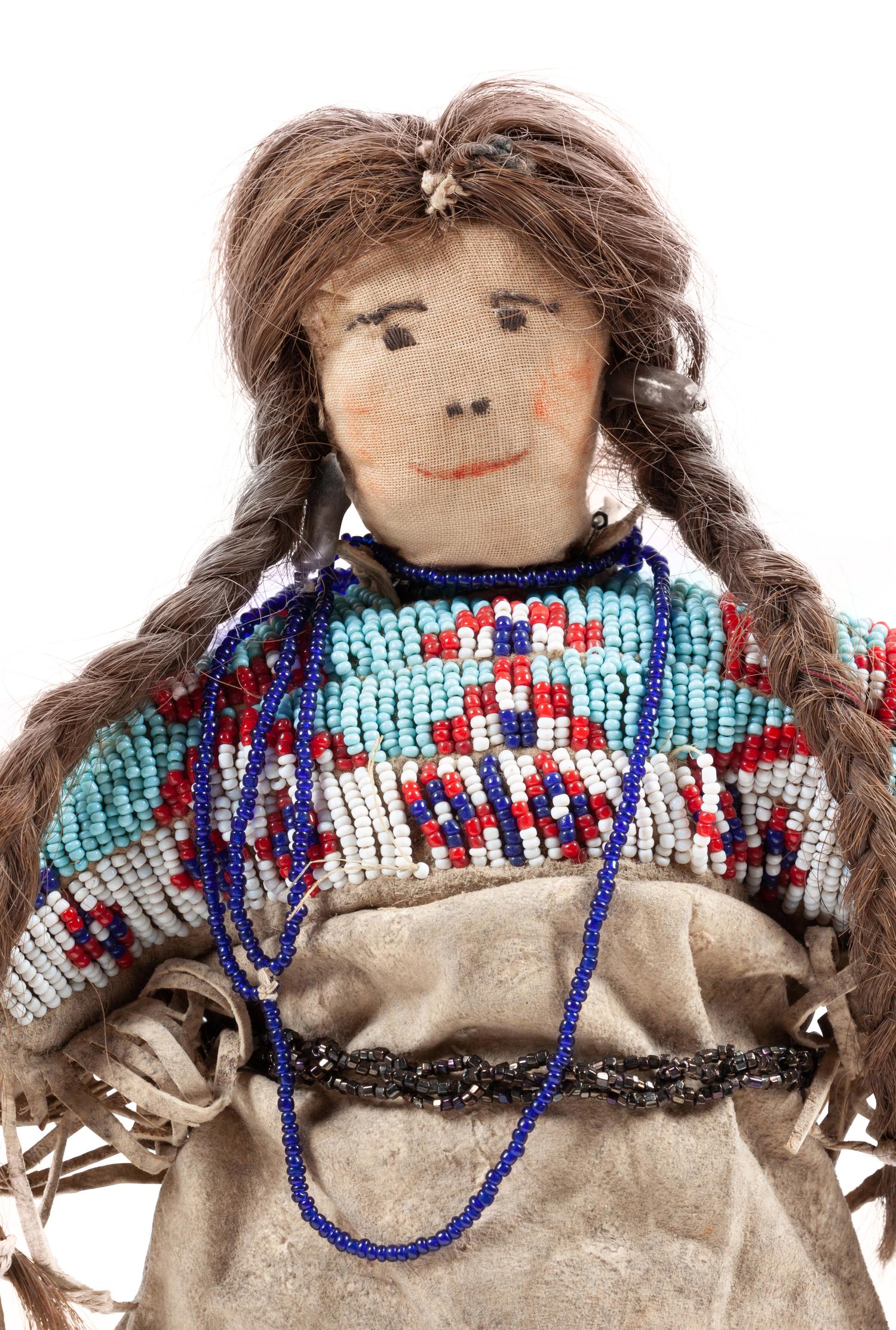 A Family of Sioux Dolls