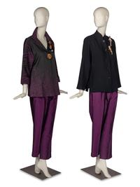 Emmelle Ensemble and Jacket with a Collection of Costume Jewelry