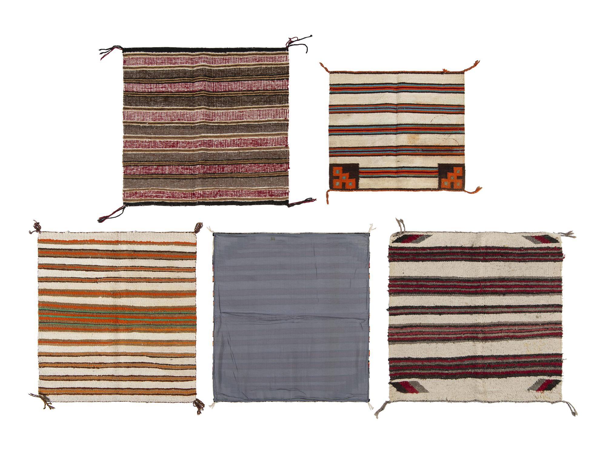 A Group of Single Saddle Blankets