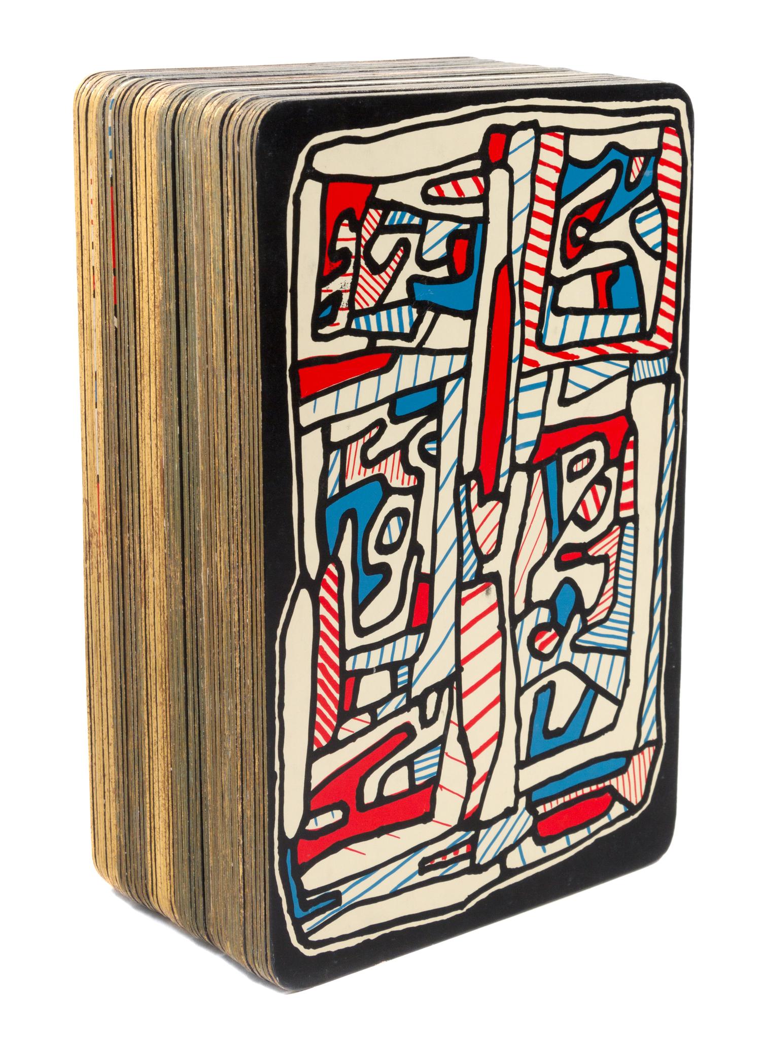DUBUFFET, Jean (1901-1985). Banque de l'Hourloupe cartes a jouer et a tirer. London: 1967