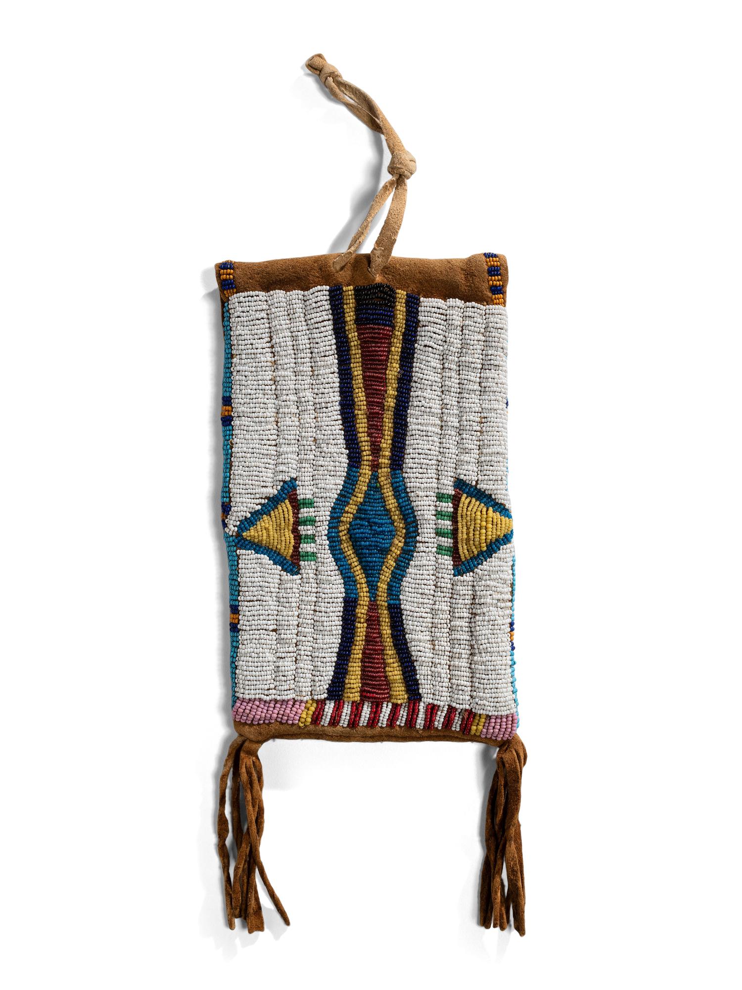 Ute Beaded Hide Mirror Bag