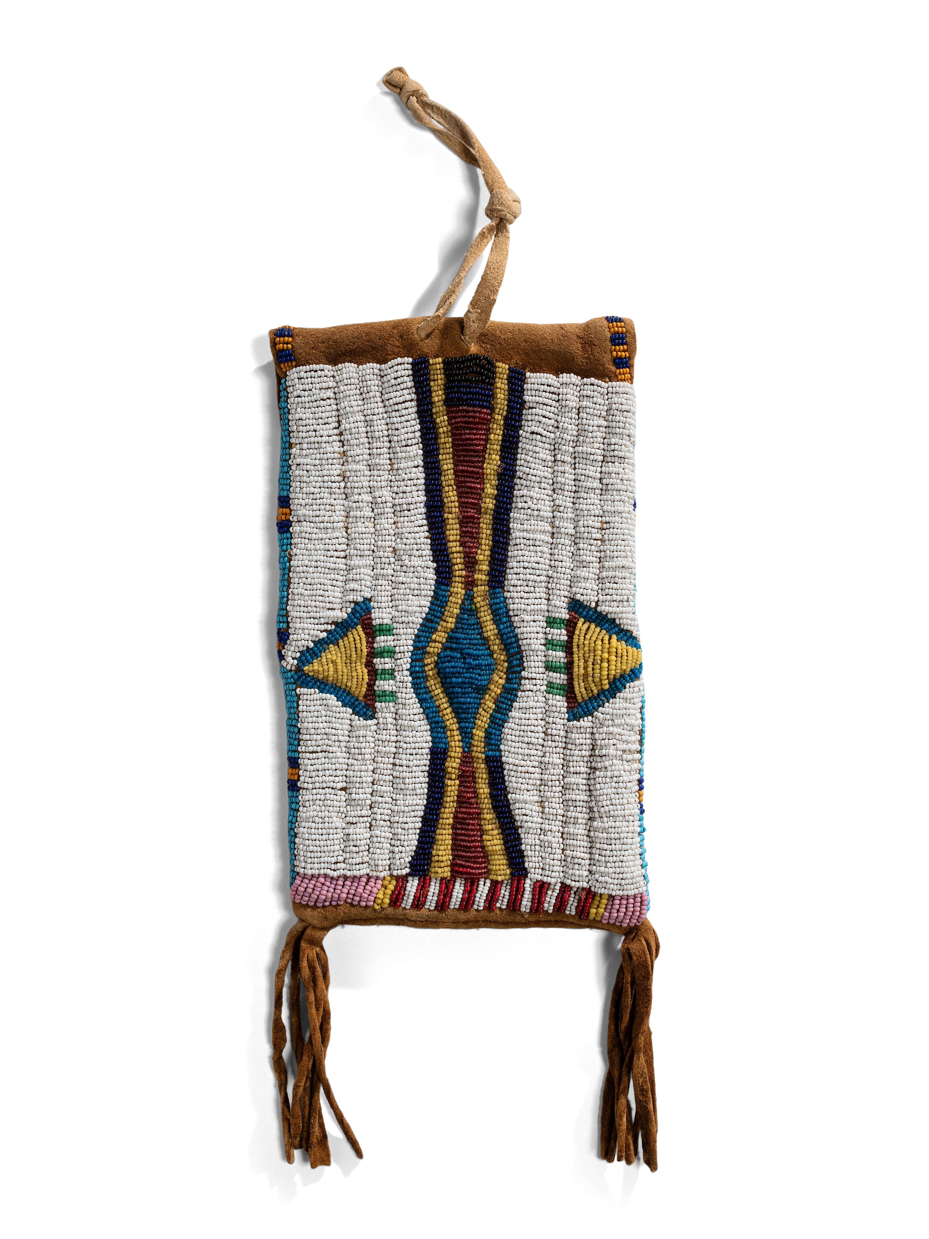 Ute Beaded Hide Mirror Bag