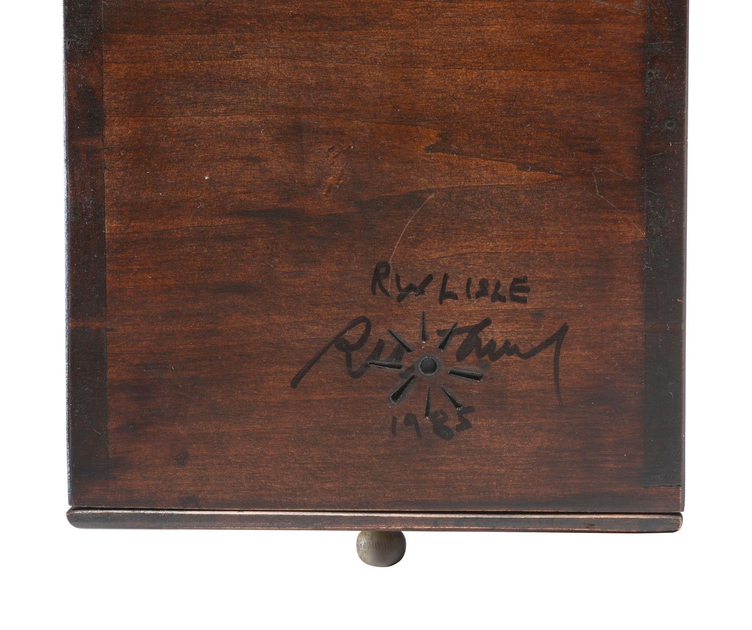 [CAMERAS]. Replica Talbotype camera by Robert Lisle, 1985.