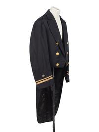 [MILITARIA]. Late 19th-to-early 20th-century US Navy officer's dress tailcoat.