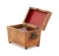 An English Walnut Tea Caddy