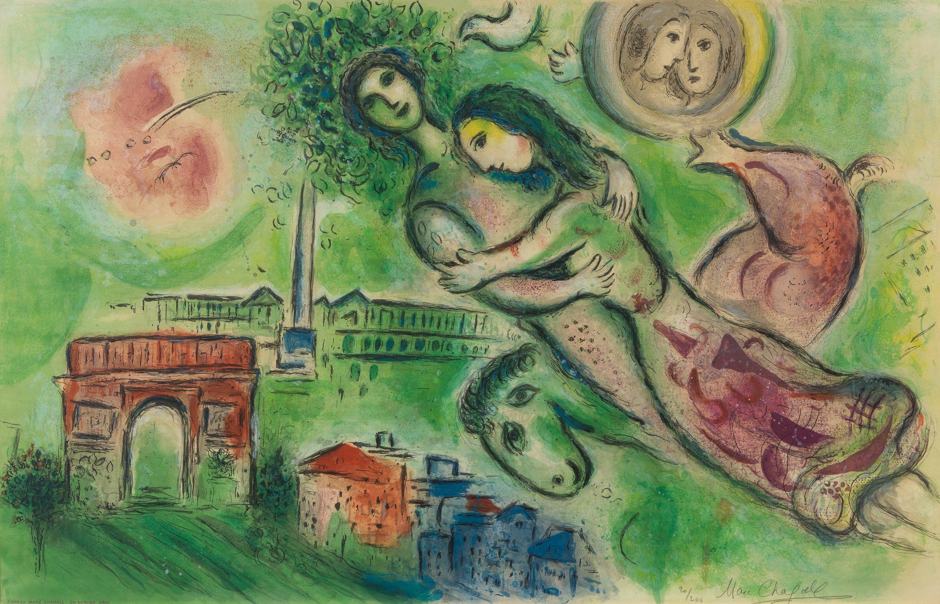after Marc Chagall, (French/Russian, 1887–1985), Romeo et Juliette, 1964