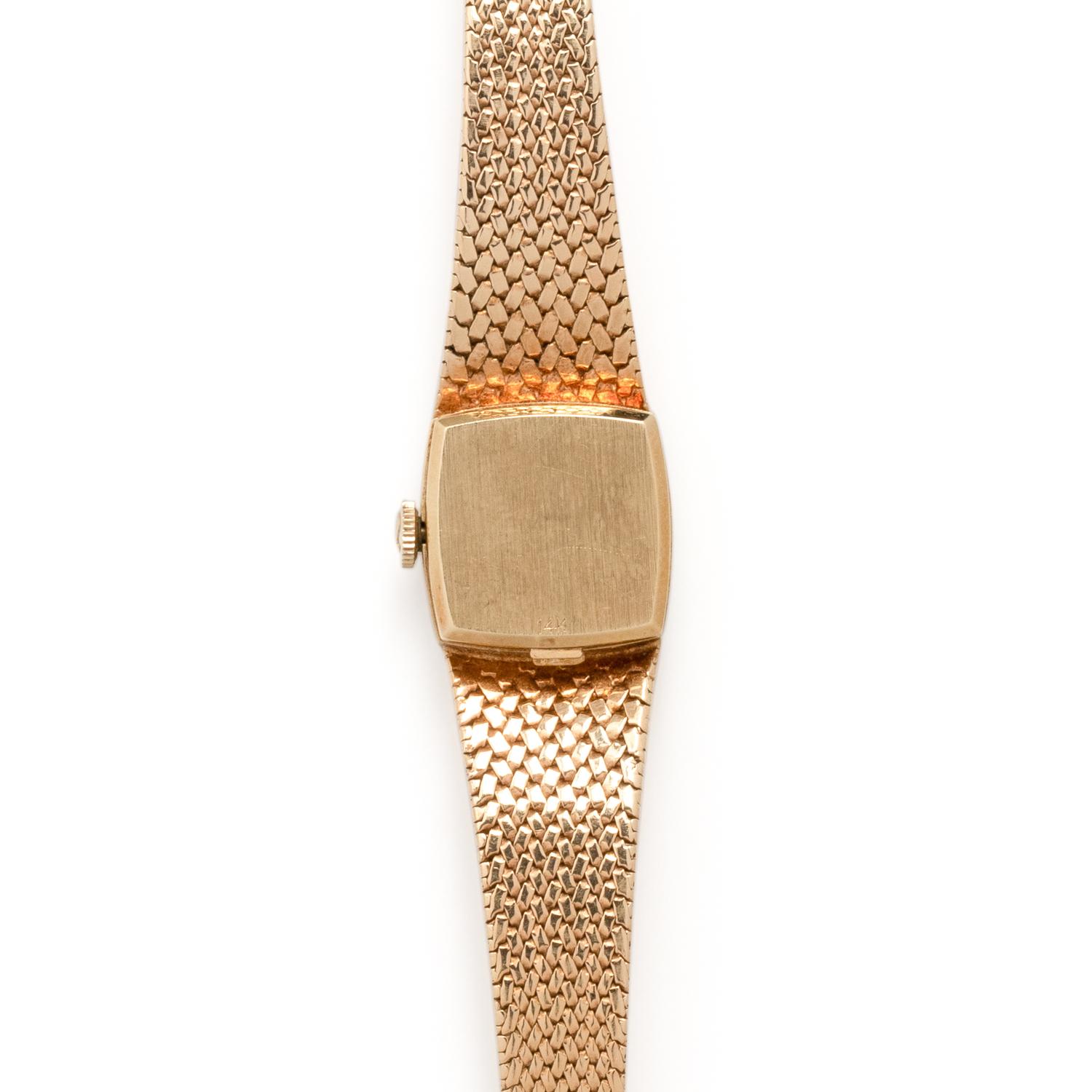 OMEGA, 14K YELLOW GOLD WATCH