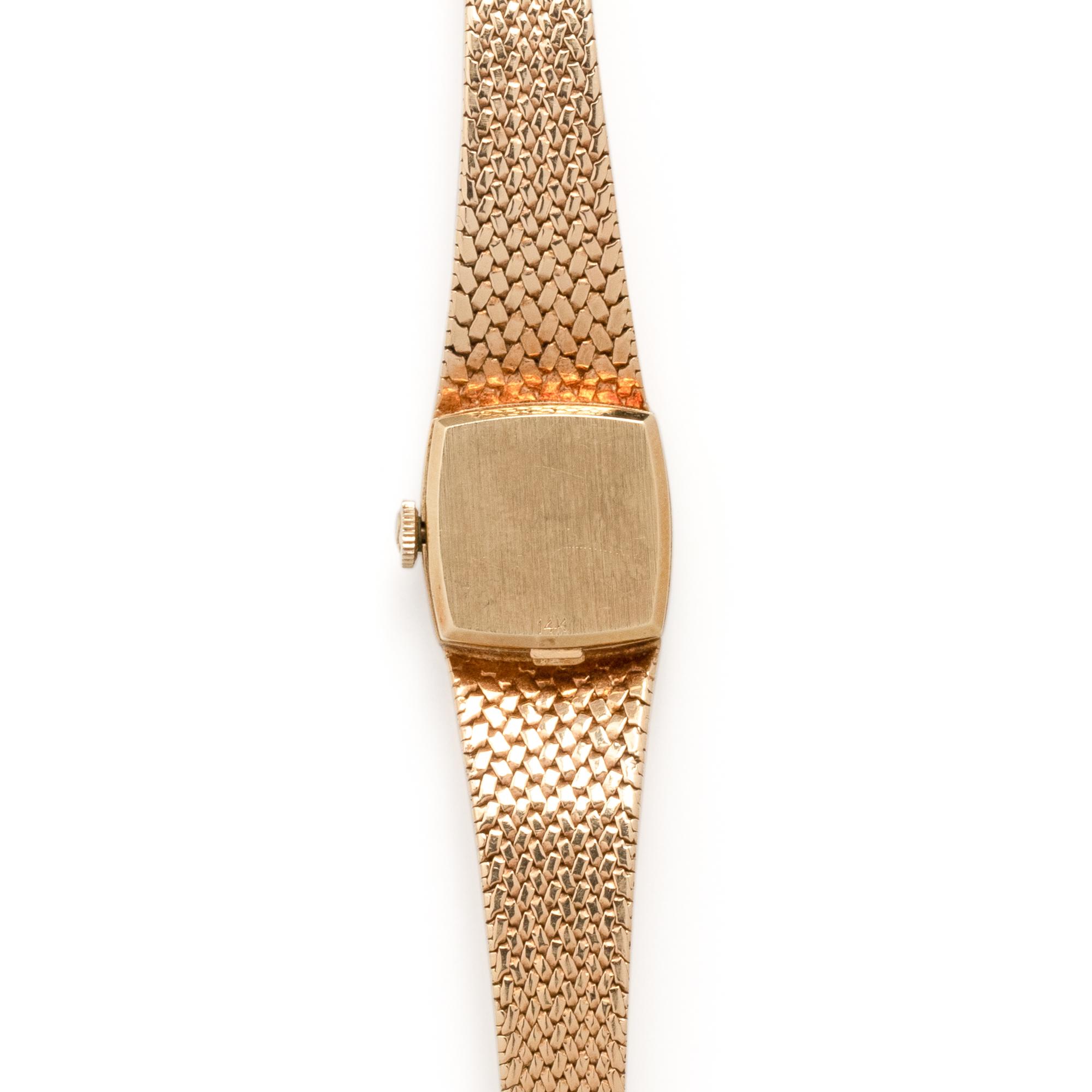OMEGA, 14K YELLOW GOLD WATCH