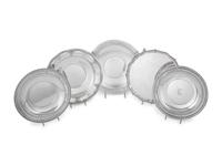 Five American Silver Plates