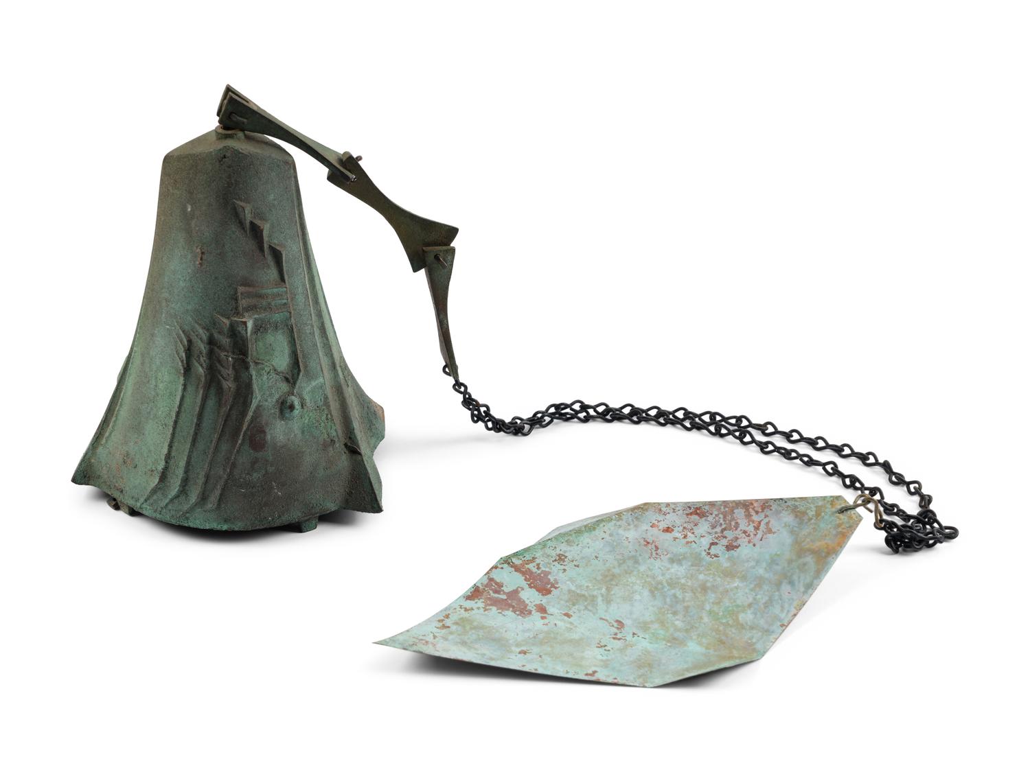 Cosanti Bronze Windbell, c. 1970 Acrosanti, USA