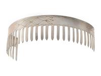 Menominee German Silver Hair Comb