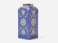 A Large Wedgwood Mabel Tatton Decorated Bone China Vase, UK, 1910s