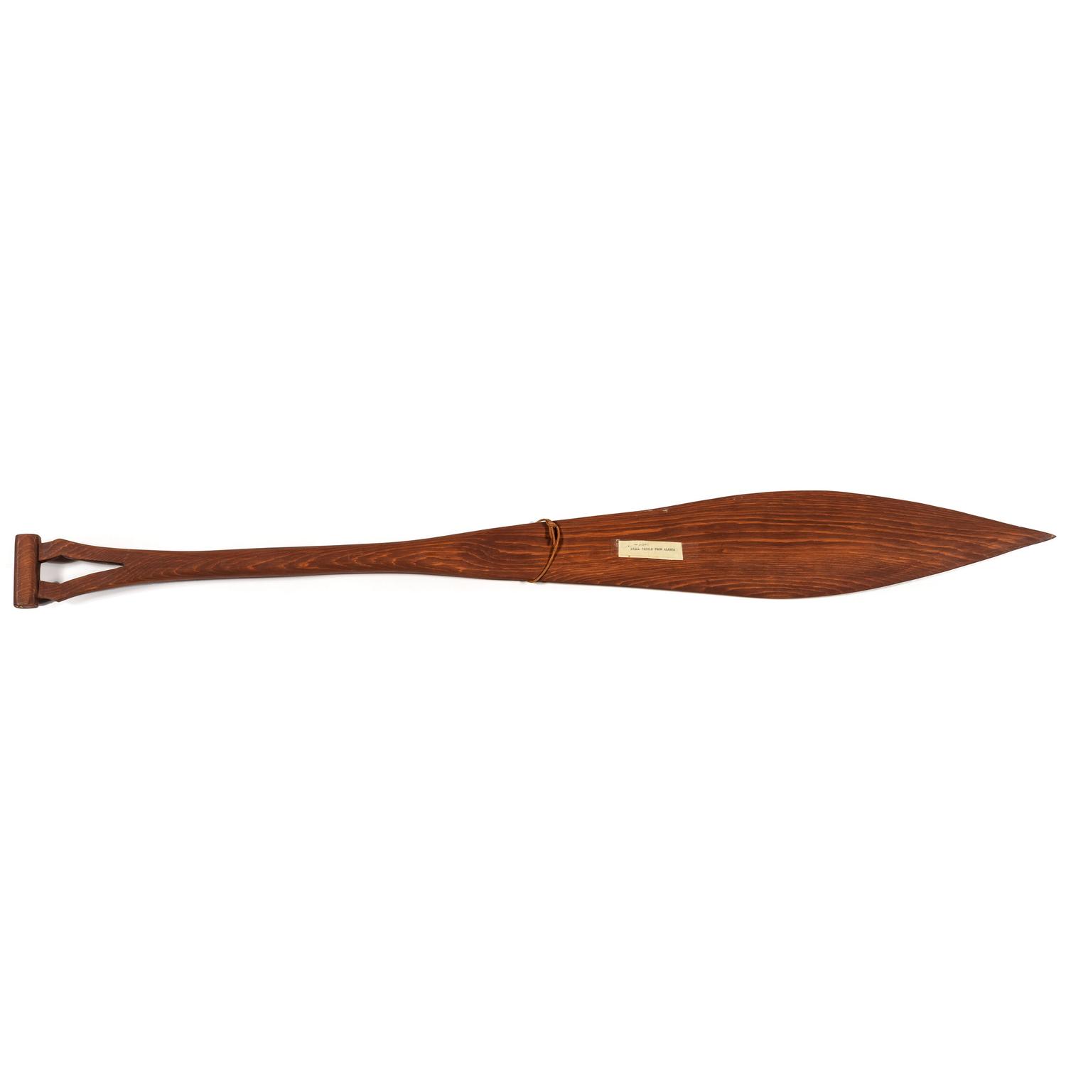 Northwest Coast Painted Wood Paddle