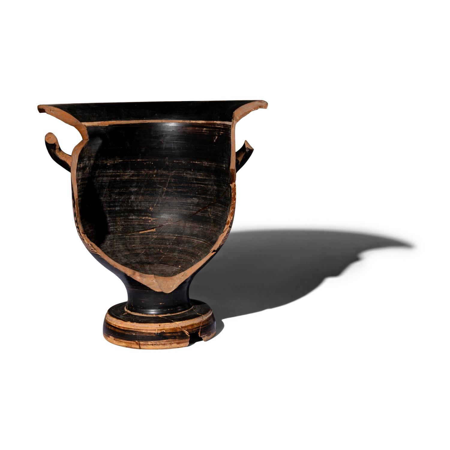 An Apulian Red-Figured Bell Krater Fragment