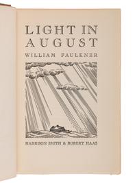 FAULKNER, William (1897-1962). Light in August . New York: Harrison Smith & Robert Haas, 1932.