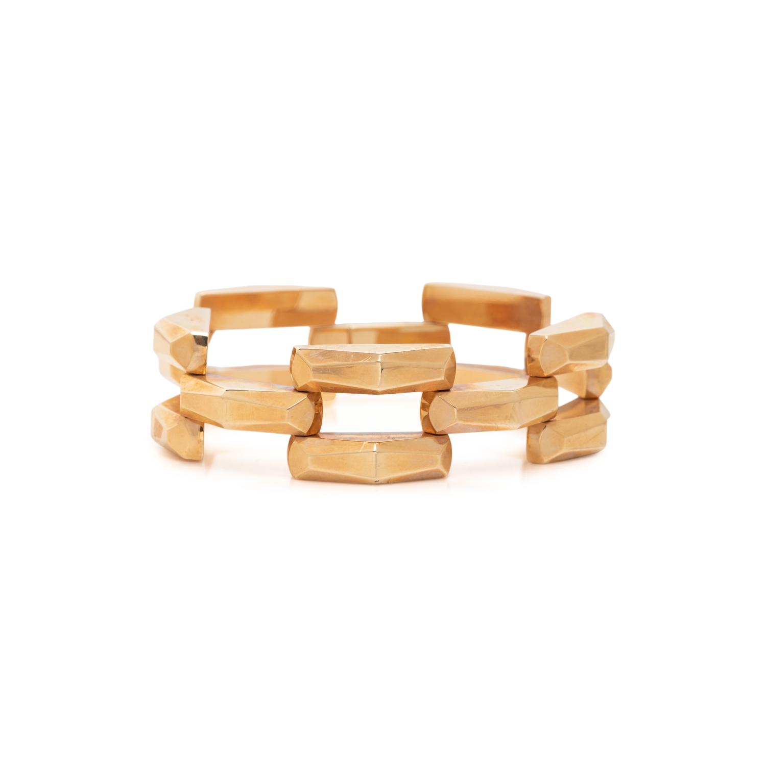 RETRO, YELLOW GOLD BRACELET