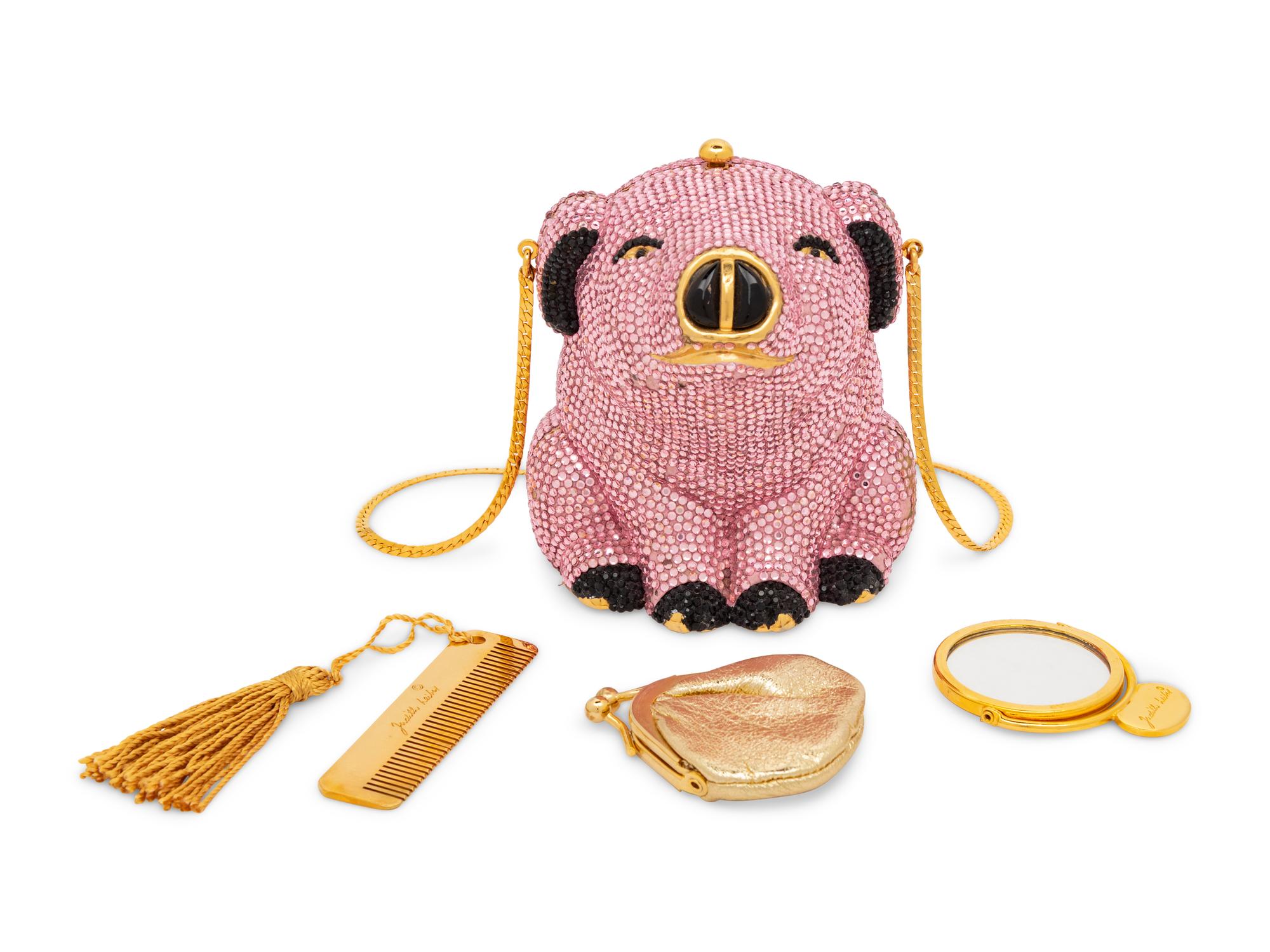 Judith Leiber, Pink Pig Minaudière
