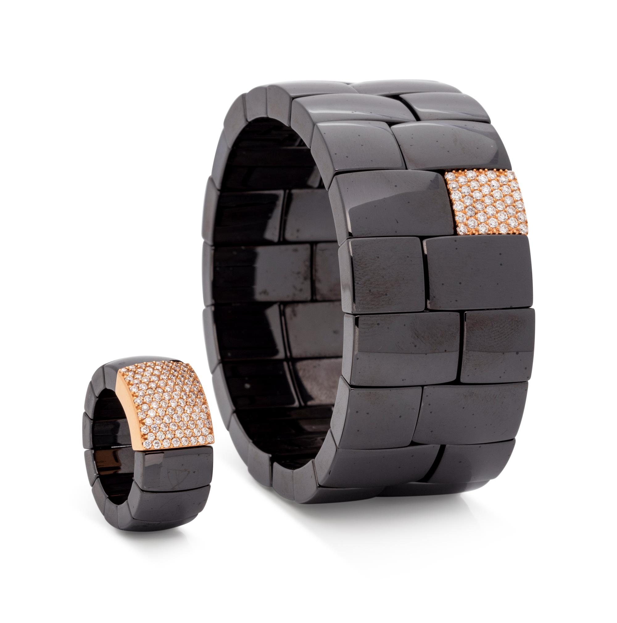 ROSE GOLD, DIAMOND AND CERAMIC SET