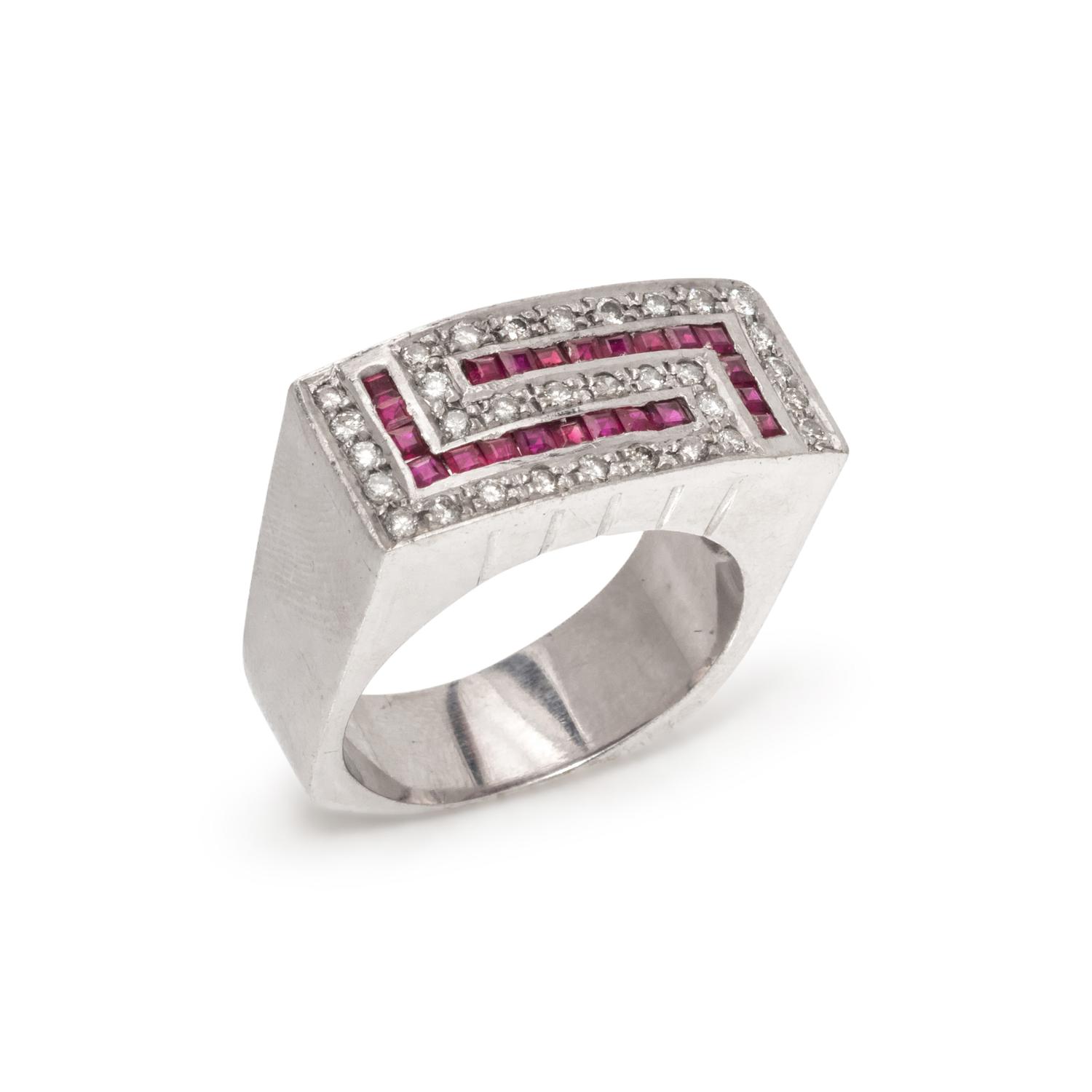 RUBY AND DIAMOND RING