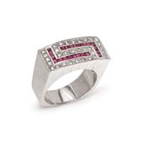 RUBY AND DIAMOND RING