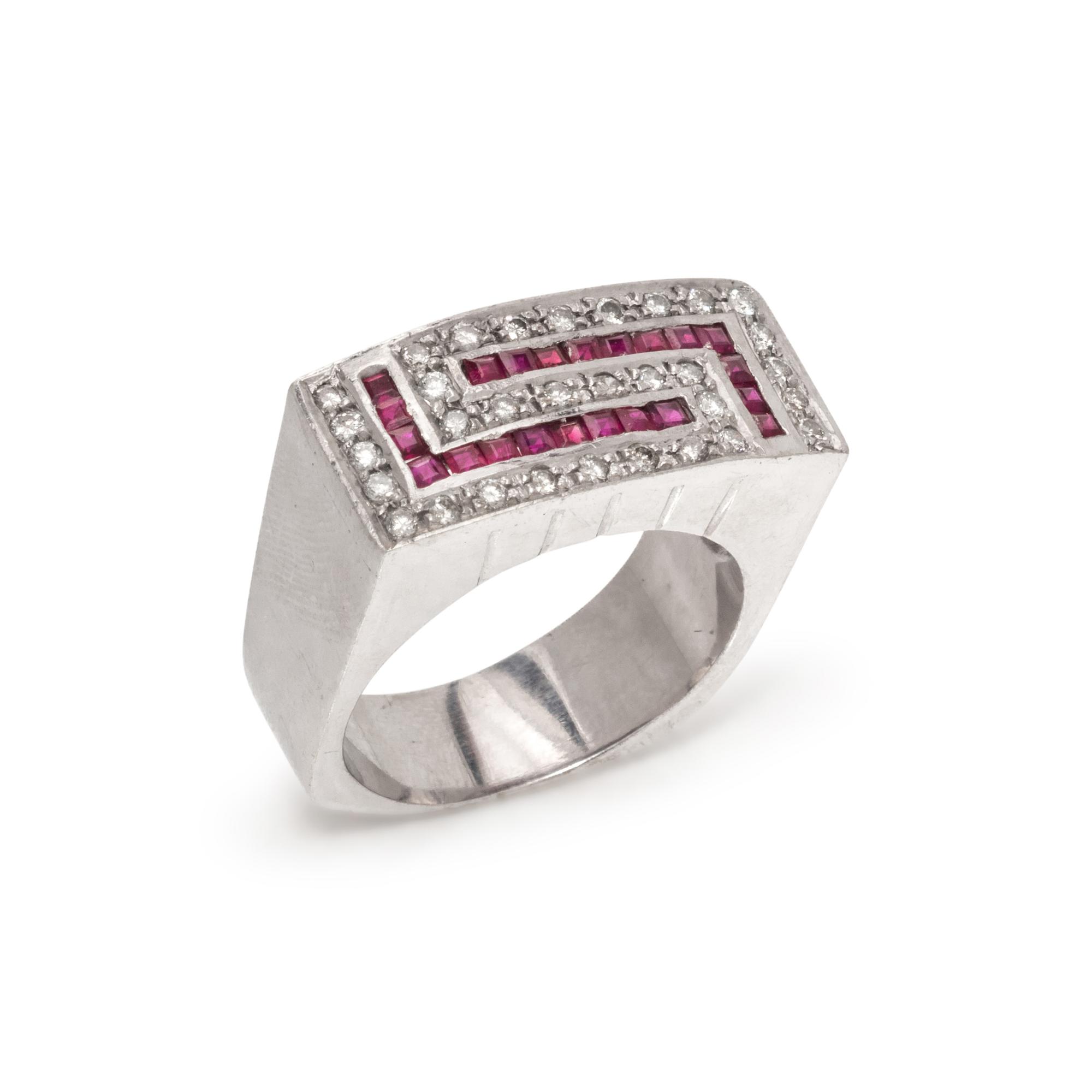 RUBY AND DIAMOND RING