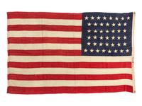 [FLAGS]. 44-star American flag. Ca 1891-1896.