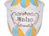An Italian Faience Large Urn