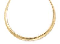 A 14 Karat Yellow Gold Necklace, 21.20 dwts.