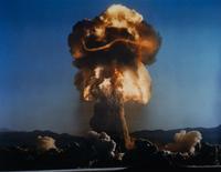 [OPERATION PLUMBBOB - WILSON TEST]. A group of 5 photographs from the Operation Plumbbob atomic tests. 1957 (but printed 2009)