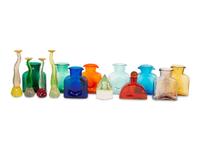 A Collection of Glass and Resin Table Articles